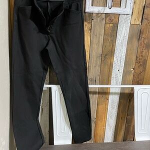 Calvin Klein Black Dress Pants Elegant Full-Length Design